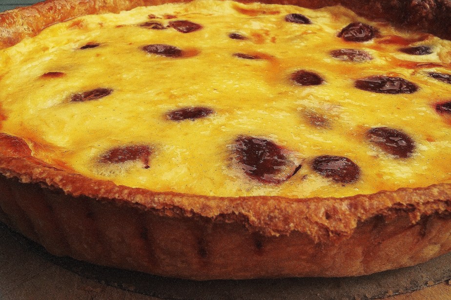 Damson Flan tart