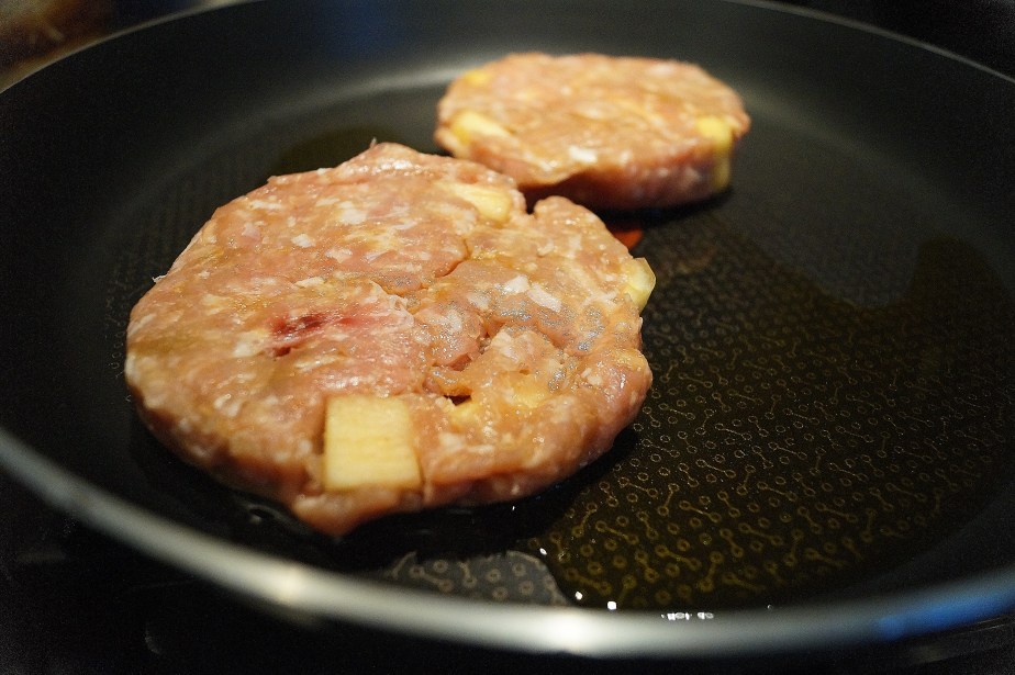 Pork and Apple Burger