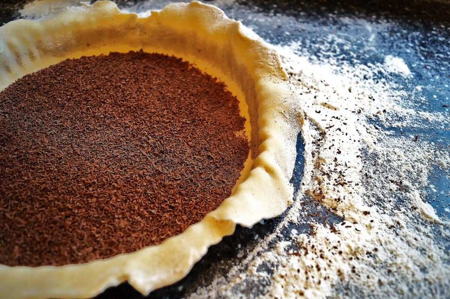 Grated dark chocolate