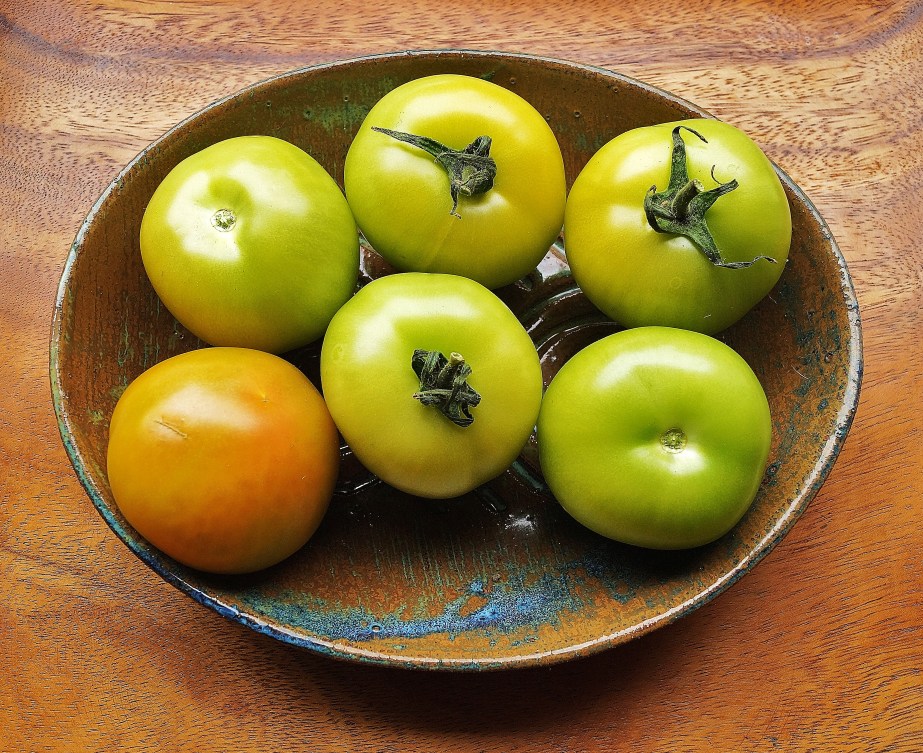 Green tomatoes from Kells