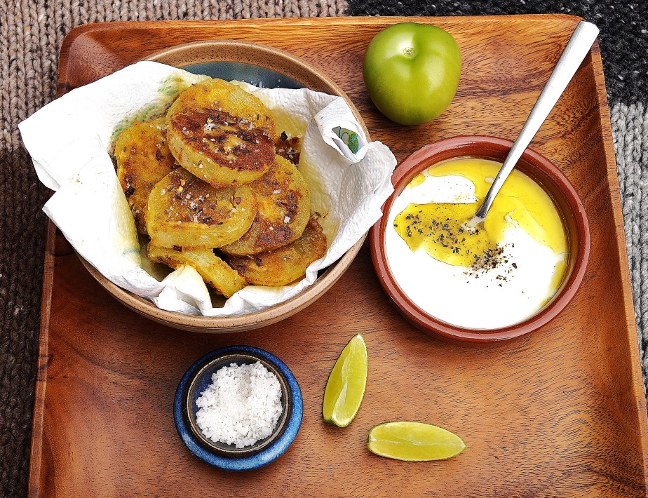 Green Fried tomatoes