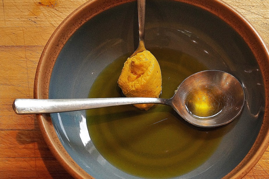 Mustard and oil first